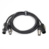 Perfex True1 & XLR Kombikabel (DMX, 1,5m)
