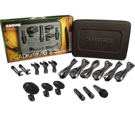 Shure PGA Drumkit 6 trommemikrofonpakke