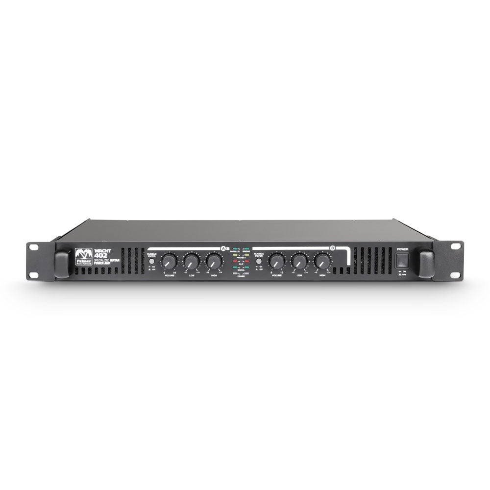 Palmer MACHT 402 - 19" stereo effektforsterker for gitar