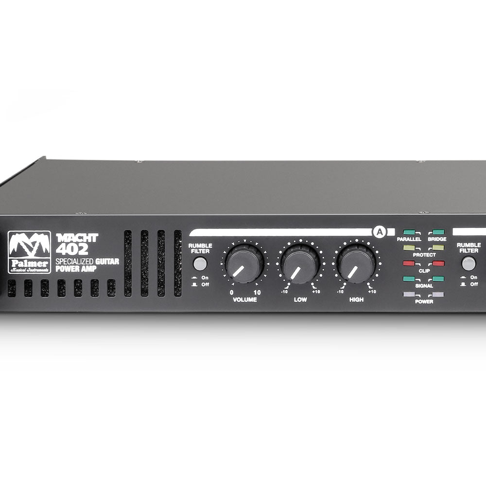 Palmer MACHT 402 - 19" stereo effektforsterker for gitar