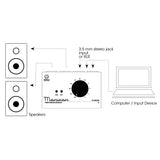 Palmer MONICON® W - Passiv monitor-controller hvit limited edition