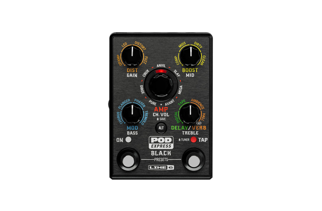 Line6 Pod Express Black Guitar Multi-effect