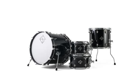 Dixon PODCSTH420-02-PB shellset, Piano Black Gloss