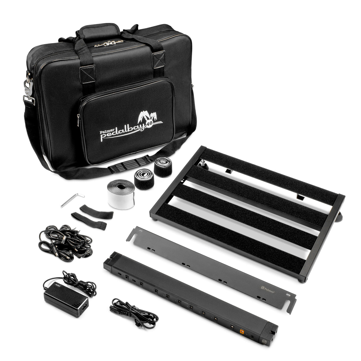 Palmer Pedalbay® 40 PB - pedalboard inkl. WTPB40-strømbar