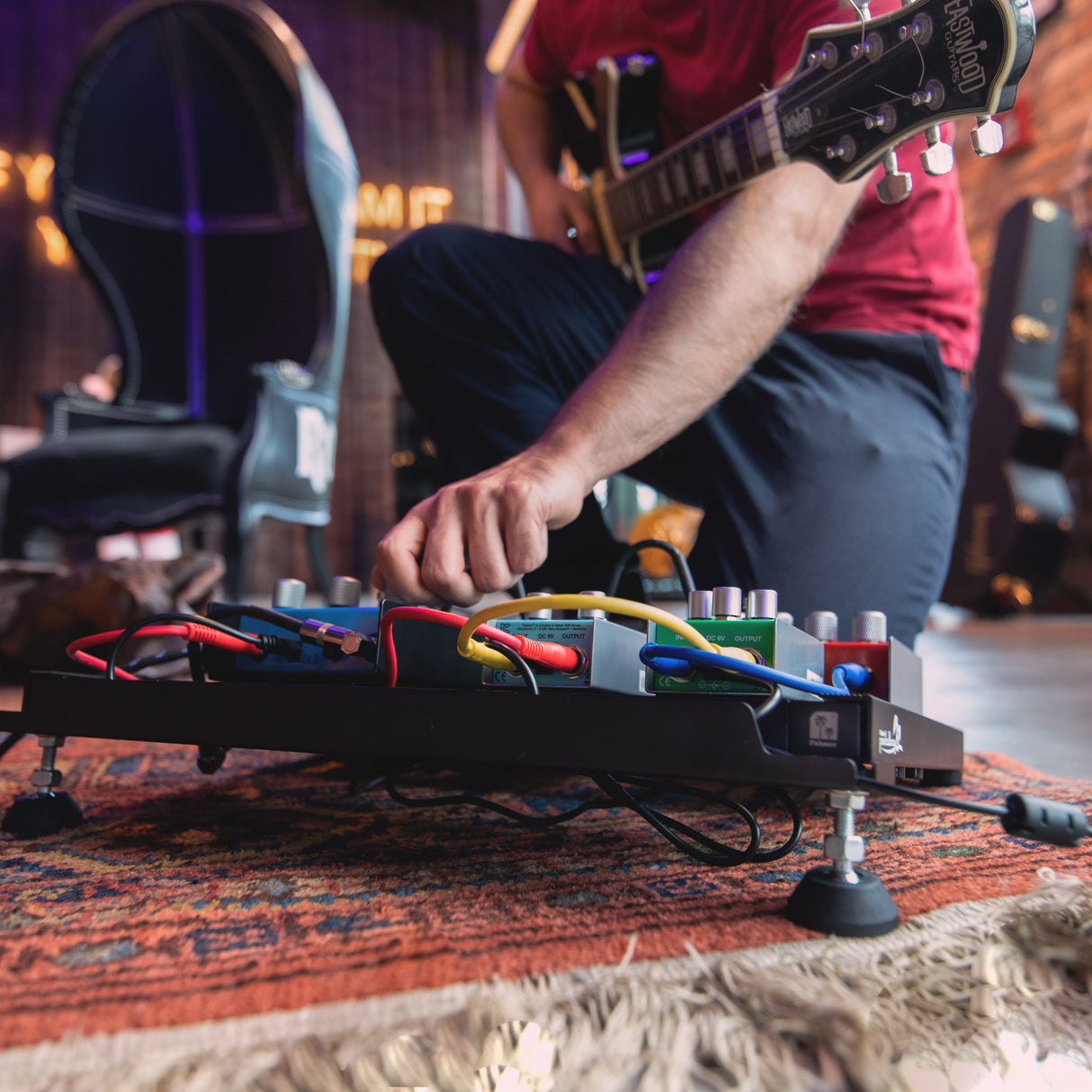 Palmer Pedalbay® 40 PB - pedalboard inkl. WTPB40-strømbar