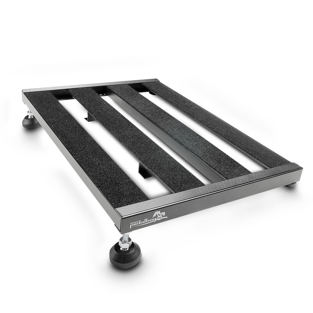 Palmer PEDALBAY® 40 - Lett pedalboard med variabel konfigurasjon med beskyttende softcase, 45 cm