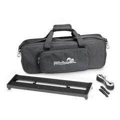 Palmer PEDALBAY® 50 S - Lett og kompakt pedalboard med beskyttende softcase, 50 cm
