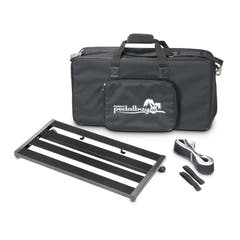 Palmer PEDALBAY® 60 - Lett, justerbart pedalboard med beskyttende softcase, 60 cm