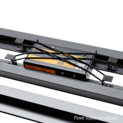 Palmer PEDALBAY® 60 - Lett, justerbart pedalboard med beskyttende softcase, 60 cm