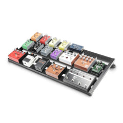 Palmer PEDALBAY® 80 - Lett, variabelt pedalboard med beskyttende softcase, 80 cm