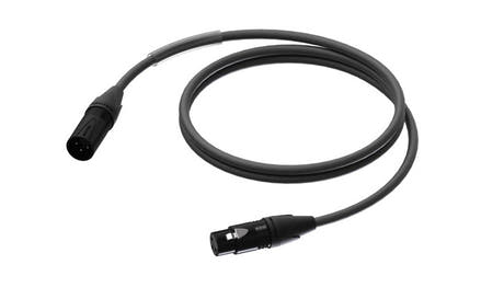 ProCab DMX/AES XLR han > XLR hun m/sort Neutrik - 10 m