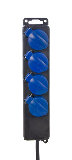 ProCab El-skinne med 4 uttak IP44, 1,5 m 2,5 mm² kabel