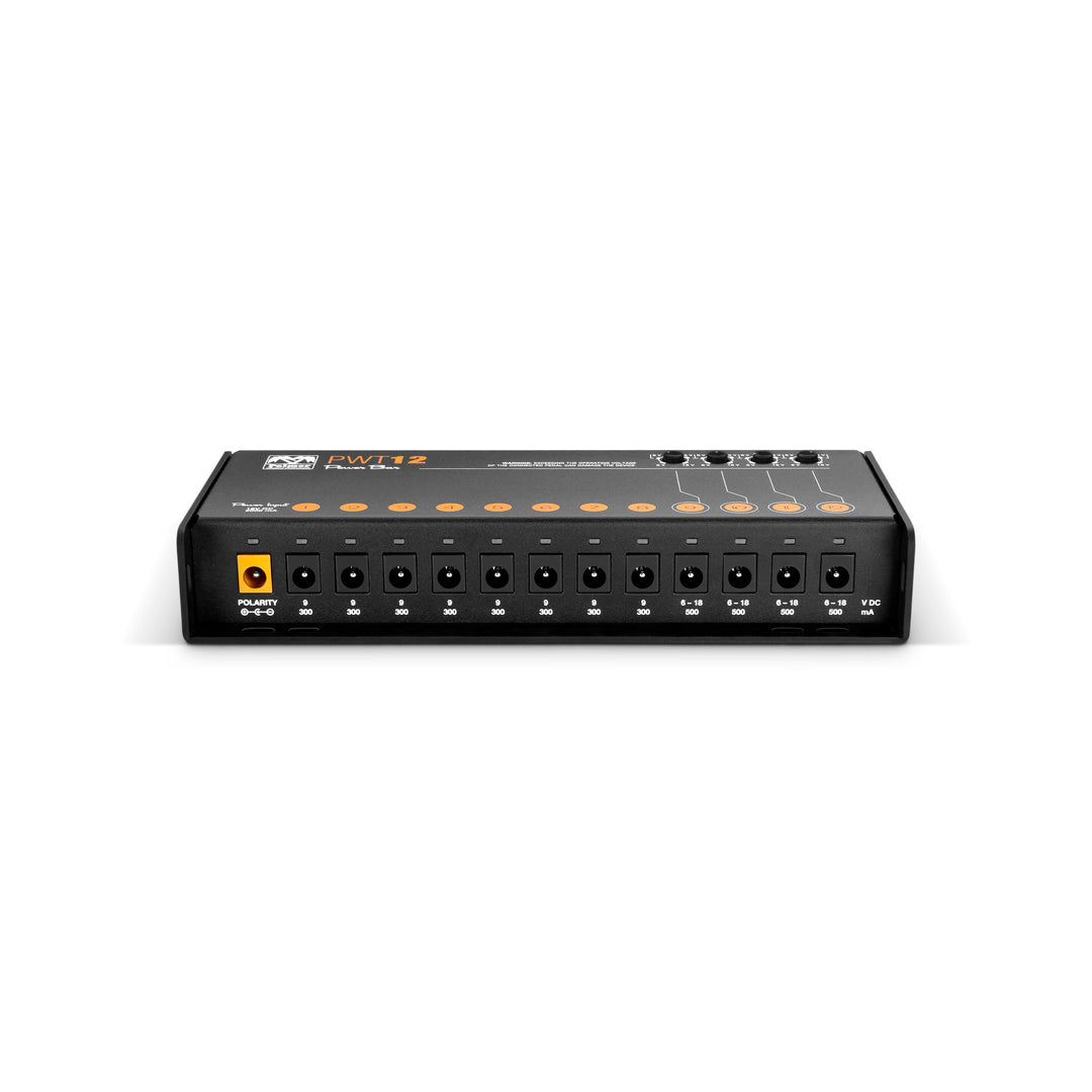Palmer PWT 12 MK 2 – Universell strømforsyning til pedalboard med 12 utganger