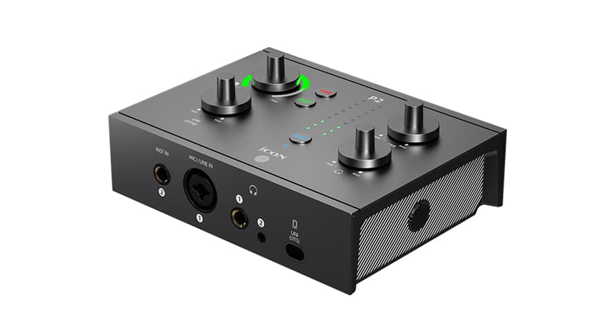 iCon Panel 2 USB-lydkort, 2 inn og 2 ut