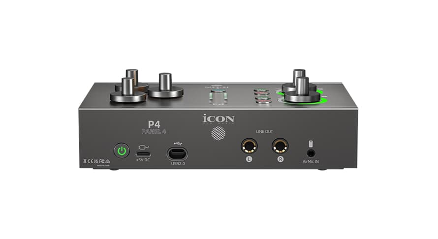 iCon Panel 4 USB-lydkort med flere kanaler