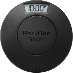 ParkOne Solar Parkeringsur, Svart