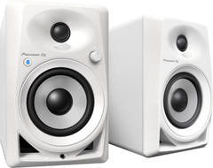 Audio-Technica AT-LP60XBT-WH + Pioneer DM-40BT-W Bluetooth høyttalere 