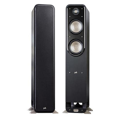 Polk Signature S55E gulvstående høyttalersett (svart)