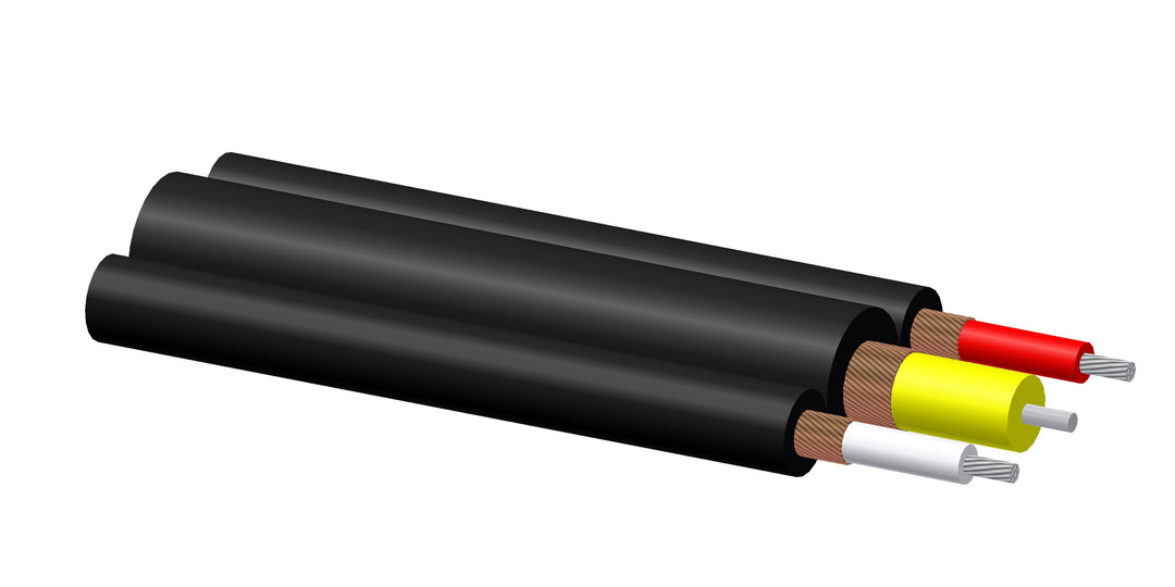 ProCab Komposittvideo 75 ohm og Left/Right-kabel 100 m