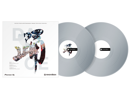 RB-VD2-CL Rekordbox kontrollvinyl (sett av 2) (gjennomsiktig)