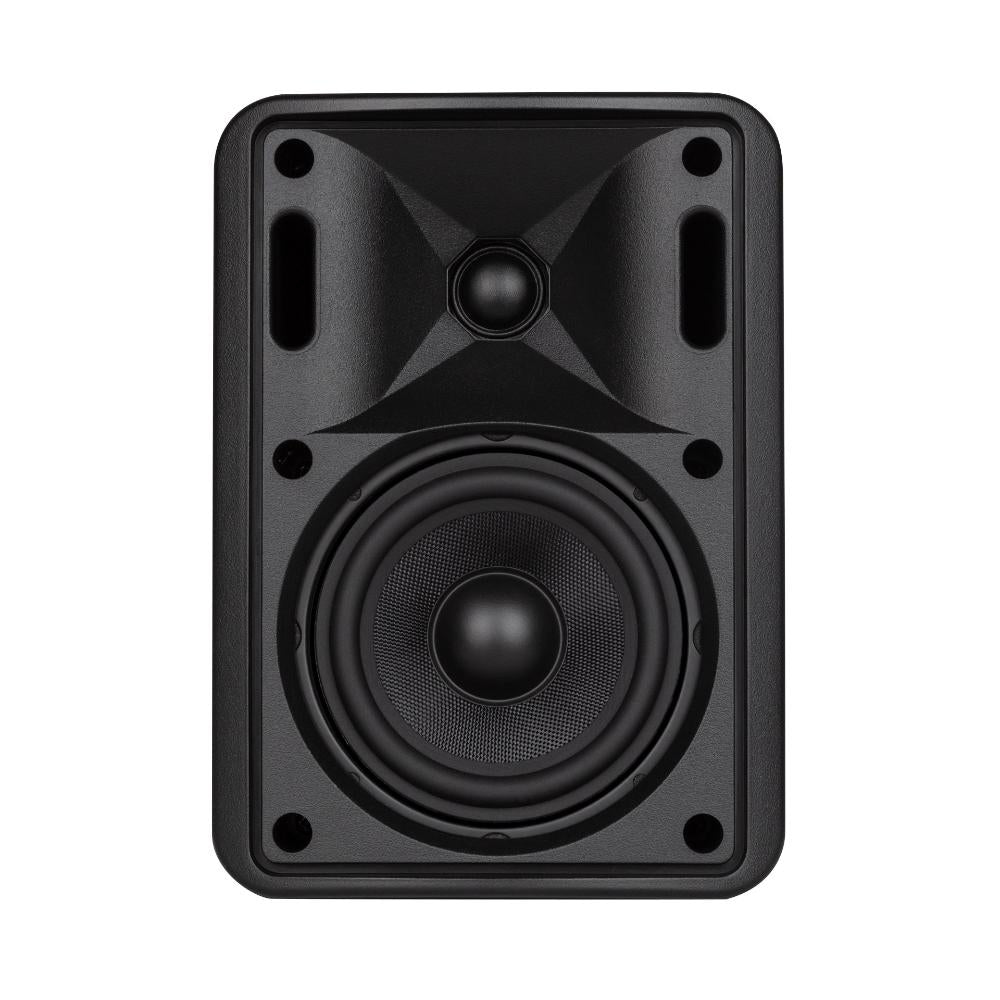 RCF vegghøyttaler 2-veis 4" sett (2 styk) 40W 8 Ohm IP55, Sort