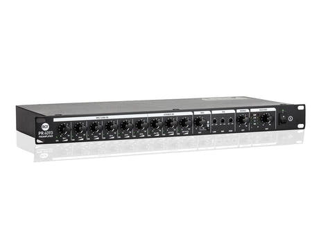 RCF installations mikser 9 input og 3 soner