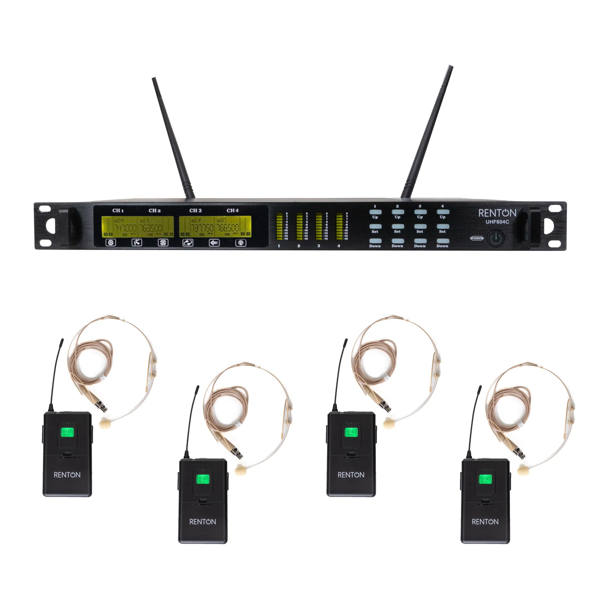 Renton Rack Trådløst System (4 Headset)