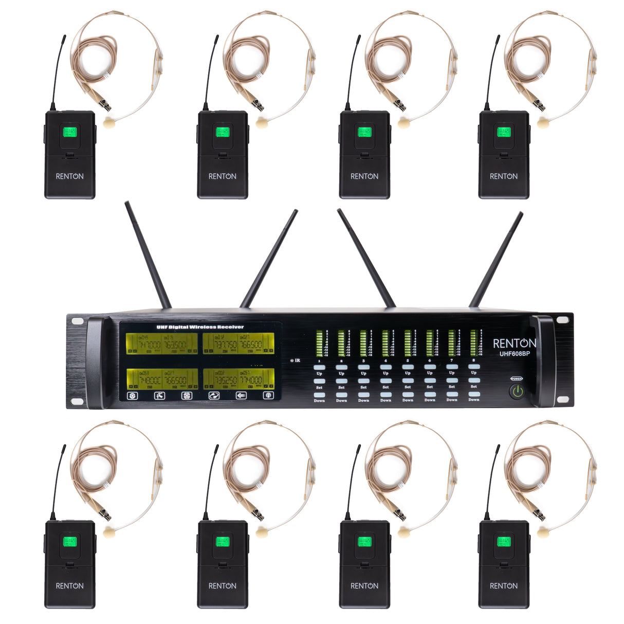 Renton Pro Wireless Headset (8 kanaler)