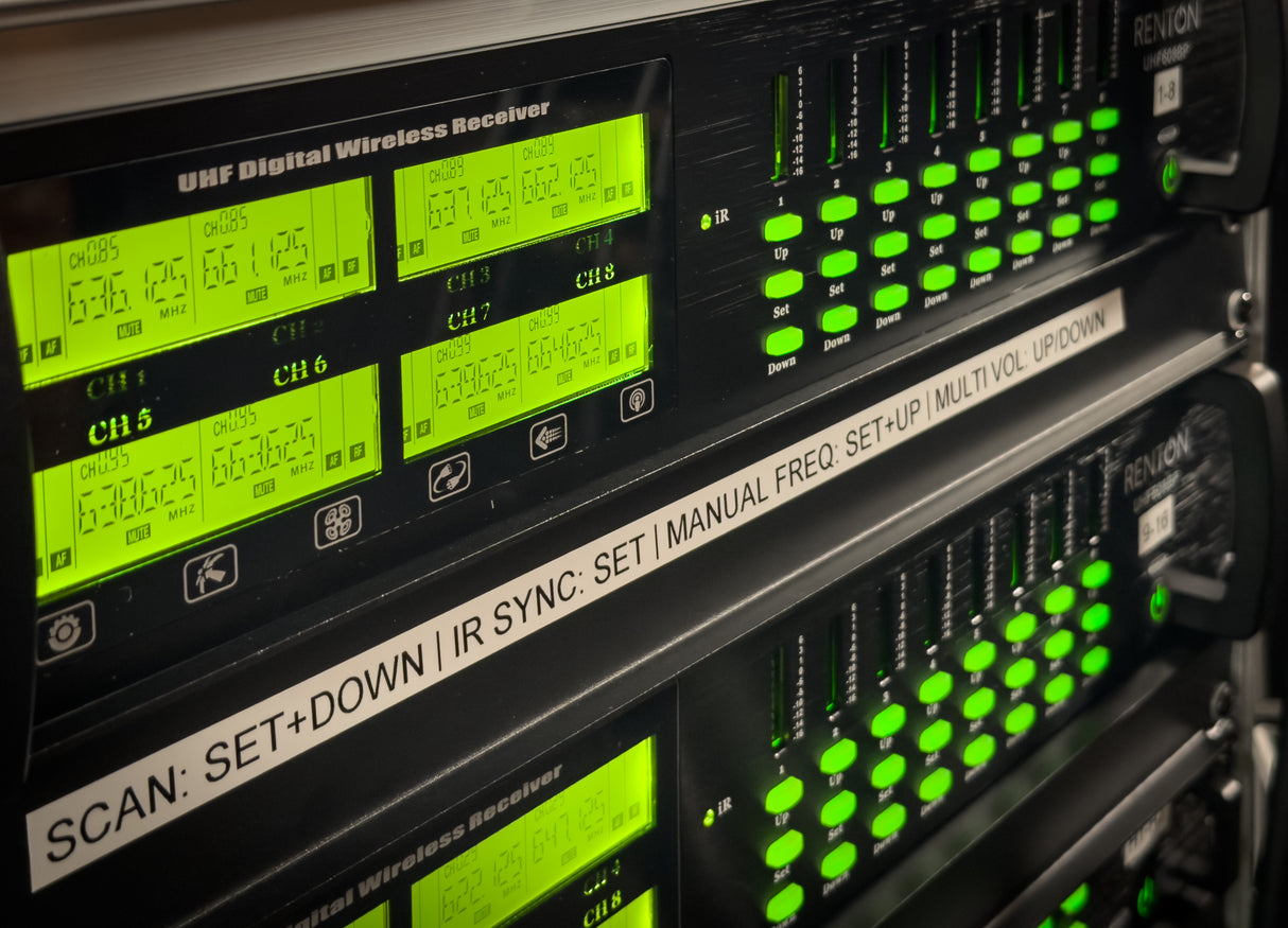 Renton Rack Trådløst System (16 Håndholdt)