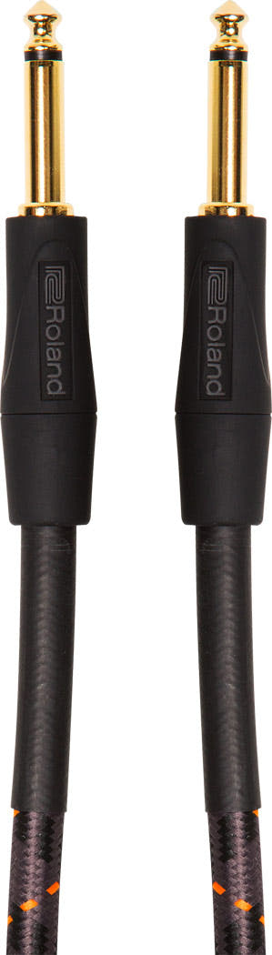Roland " GOLD " Instrumentkabel 6,3 mm Jack mono til 6,3 mm Jack mono