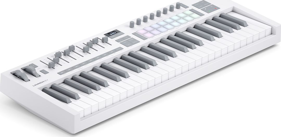 Novation Launchkey 49 MK4 MIDI-tastatur (Hvit)