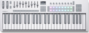 Novation Launchkey 49 MK4 MIDI-tastatur (Hvit)