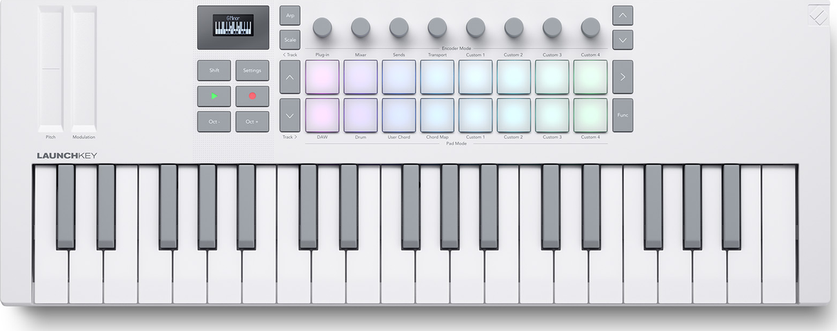 Novation Launchkey MINI 37 MK4 Tastatur (Hvit)