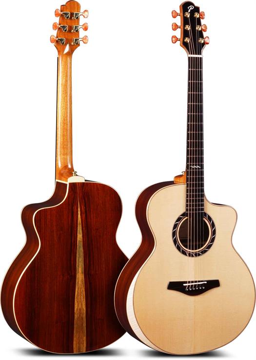Pearl River S1CO-JCB Jumbo Western-gitar (Cutaway)
