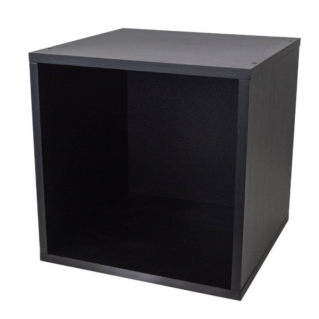 Studio 57 - Oppbevaringshylle til vinylplater (36,5 x 36,5 cm, Sort)