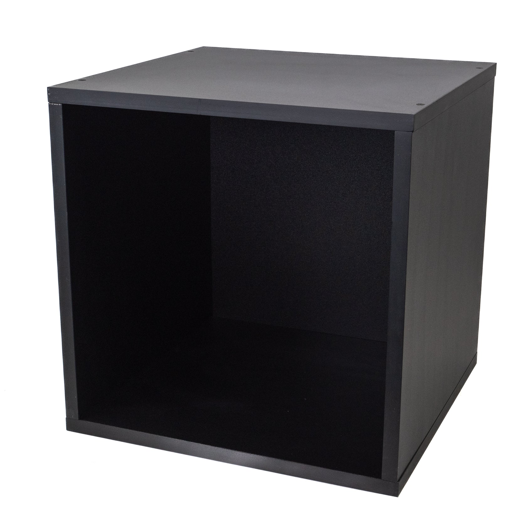 Studio 57 - Oppbevaringshylle til vinylplater (36,5 x 36,5 cm, Sort)