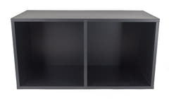 Studio 57 - Oppbevaringshylle til vinylplater (71,5 x 36,5 cm, Sort)