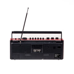 Studio 57 - Kassettspiller m. FM & Bluetooth, Rød + Kassettbånd