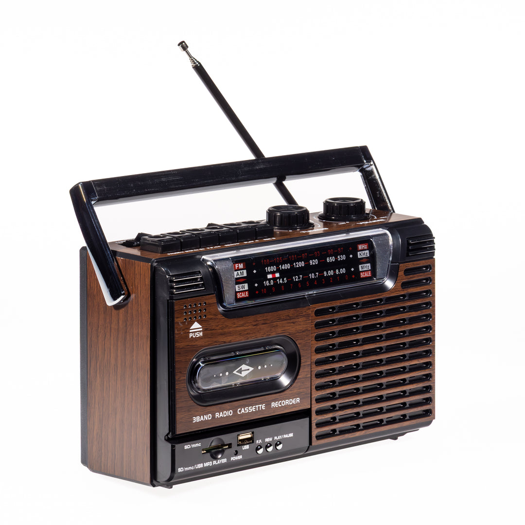 Studio 57 - Kassettspiller m. FM & Bluetooth, Brun