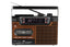 Studio 57 Kassettspiller m. FM & Bluetooth, Brun
