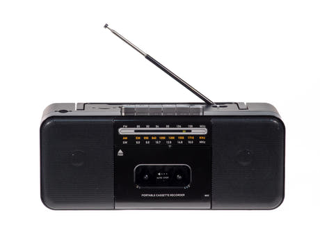 Studio 57 - Kassettspiller m. FM & Bluetooth, Sort