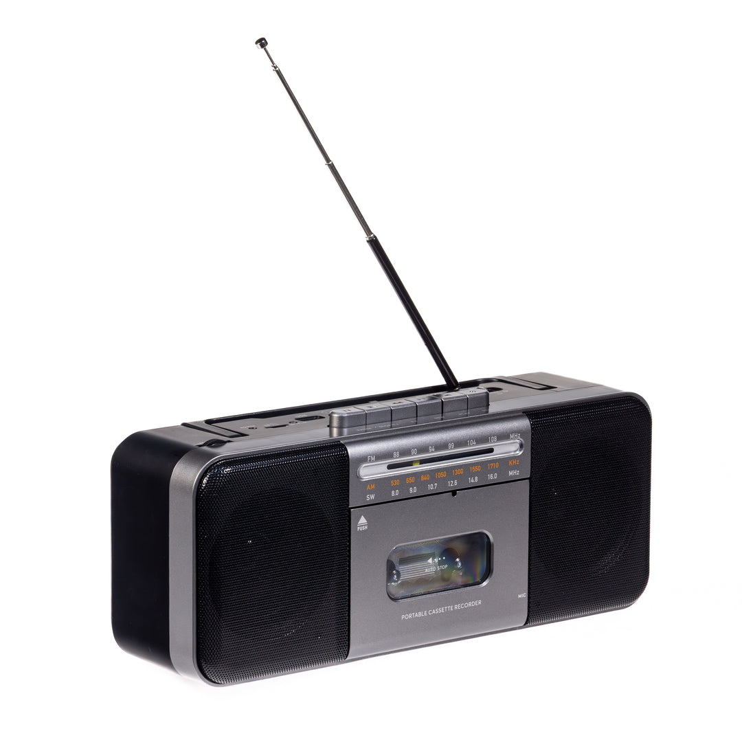 Studio 57 - Kassettspiller m. FM & Bluetooth, Grå