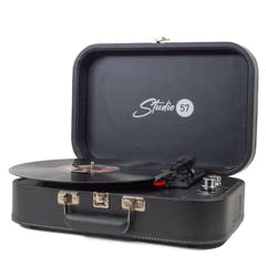 Studio 57 Mellow platespiller (svart)
