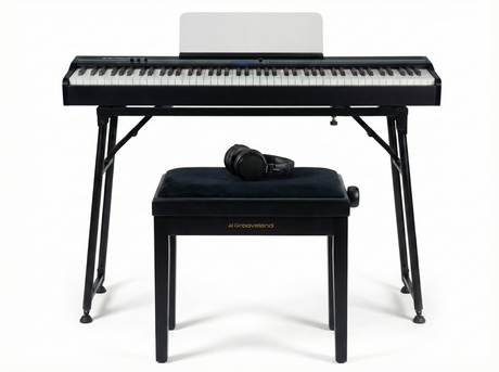 Grooveland FP80 El Piano (Svart) Komplett Pakke