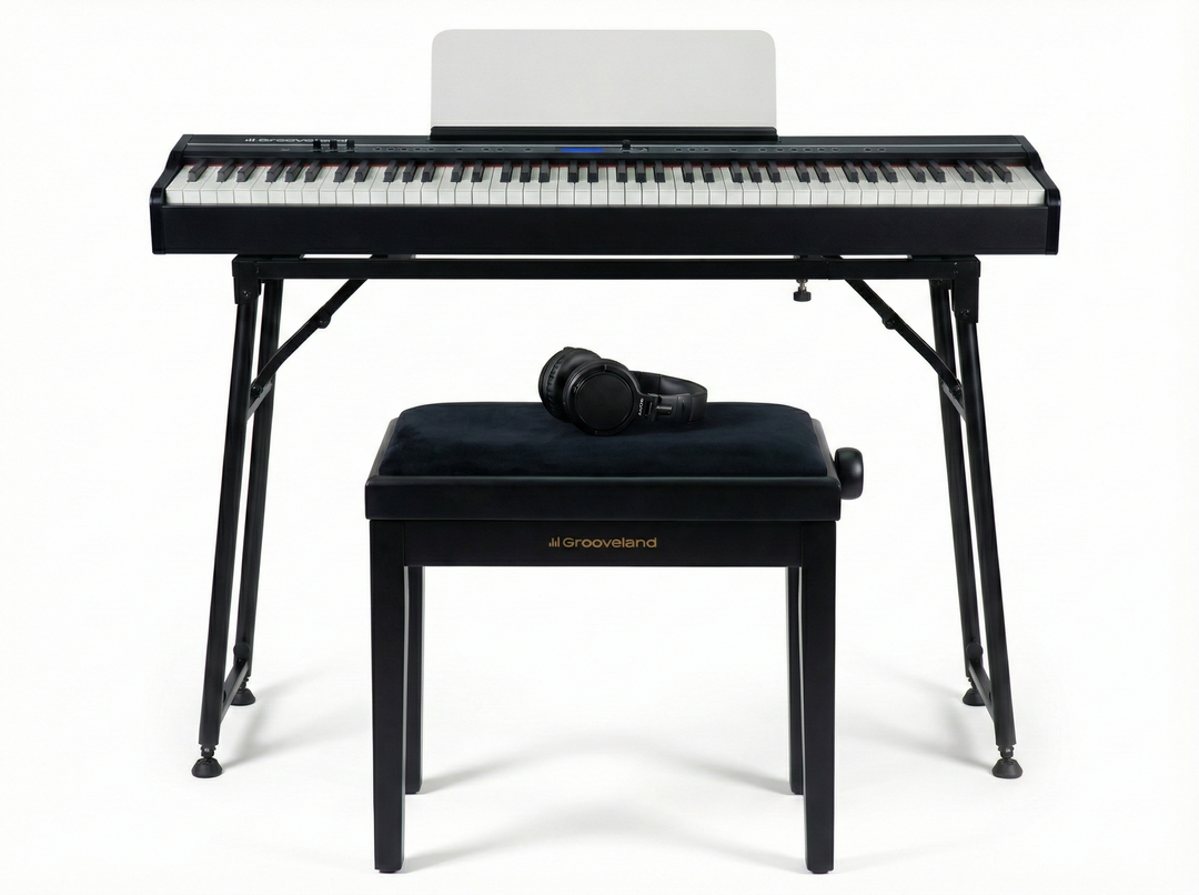 Grooveland FP80 El Piano (Svart) Komplett Pakke