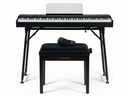 Grooveland FP80 El Piano (Svart) Komplett Pakke