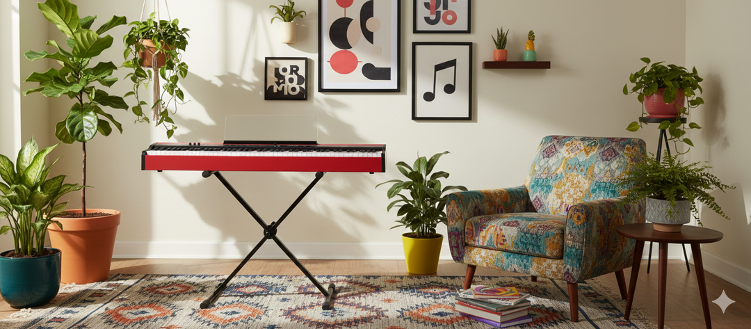 Grooveland FP80 El Piano (Rød)