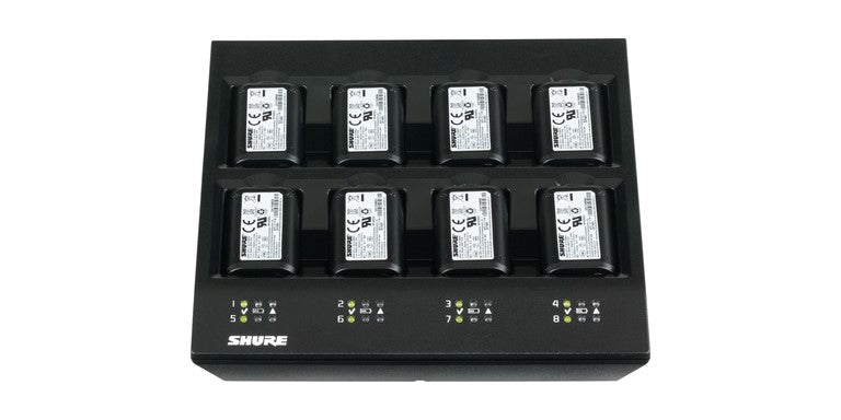 Shure SBC800-E batterilader (plass til 8 batterier)
