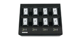 Shure SBC800-E batterilader (plass til 8 batterier)