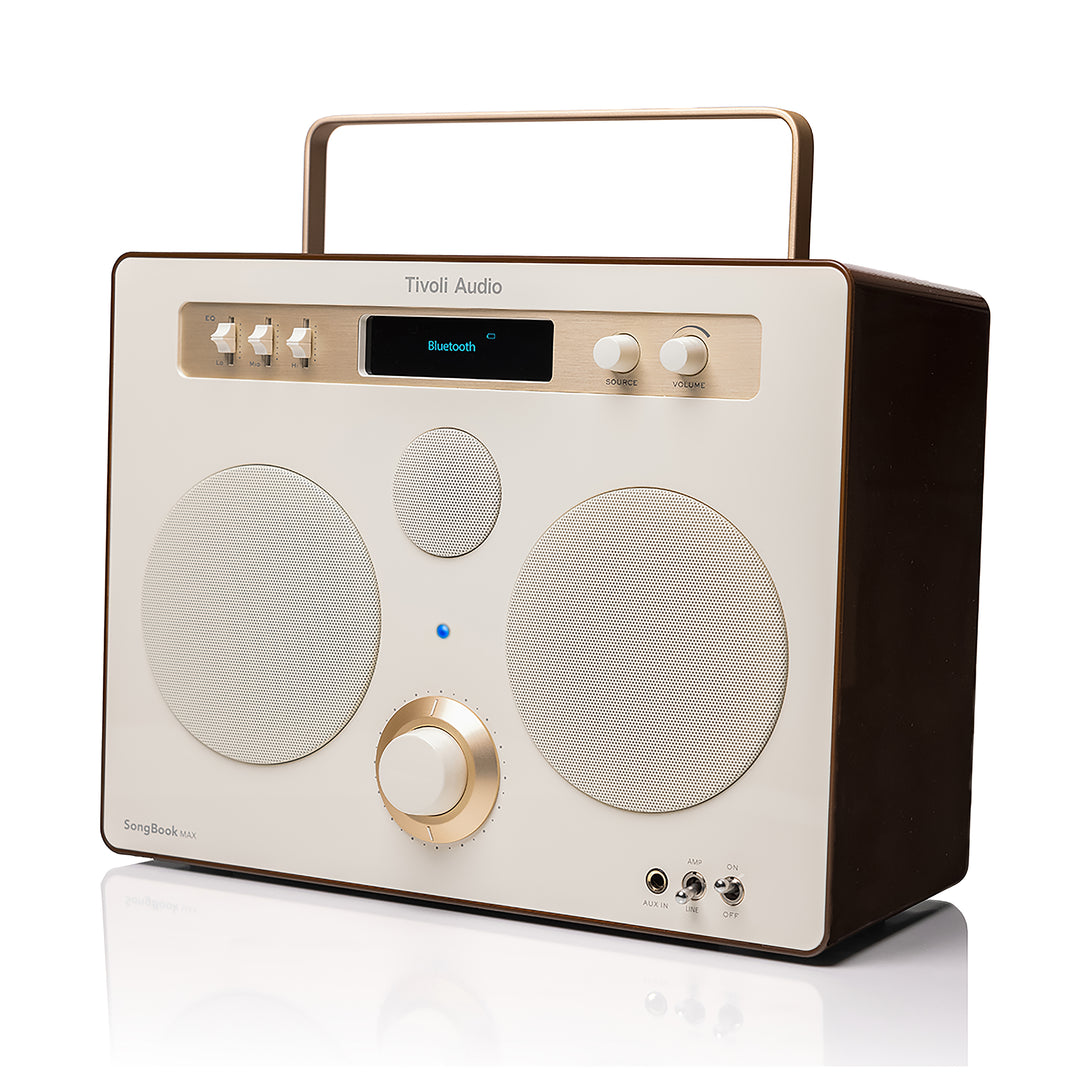 Tivoli Audio Song Book MAX Bluetooth høyttaler (krem/brun)